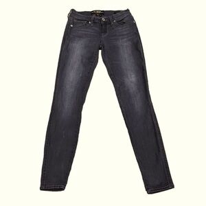 Lucky Brand Gray Charlie Denim Legging Jean Size 24 Women's